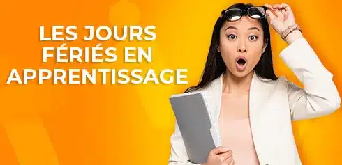 jeunes apprentis découvrant les jours fériés en alternance