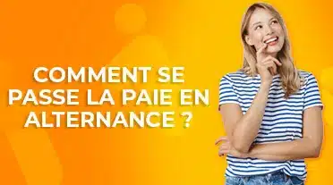 étudiante qui se pose des questions sur comment ce passe la paie en alternance