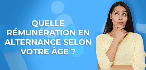 étudiante se posant des question sur la rémunération en alternance