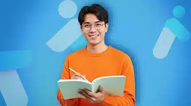 étudiant notant toutes les infos sur comment est calculé le salaire d'un BTS en alternance