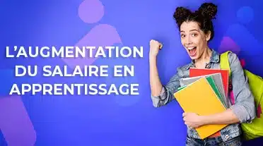 étudiante heureuse de voir qu'il y as des augmentations de salaire en apprentissage