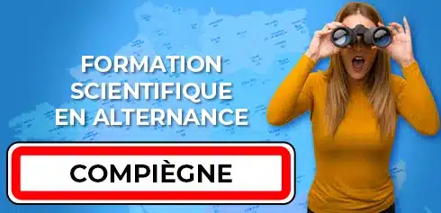 étudiante cherchant son alternance scientifique sur Compiègne avec ses jumelles