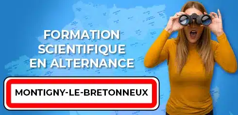 étudiante cherchant son alternance scientifique sur Montigny-le-Bretonneux avec ses jumelles