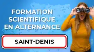 étudiante cherchant son alternance scientifique sur Saint-Denis avec ses jumelles