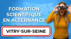 étudiante cherchant son alternance scientifique sur Vitry-sur-Seine avec ses jumelles