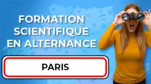 étudiante cherchant son alternance scientifique sur Paris avec ses jumelles