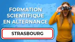 étudiante cherchant son alternance scientifique sur Strasbourg avec ses jumelles
