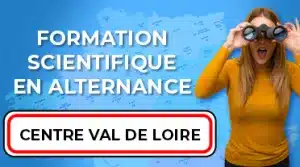 étudiante cherchant son alternance scientifique en Centre Val de Loire avec ses jumelles