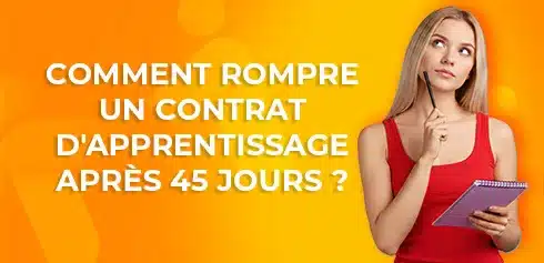 étudiante se posant des questions sur comment rompre son contrat d'apprentissage