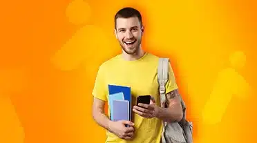 étudiant heureux de connaitre les modalités de dépôt de congé en alternance