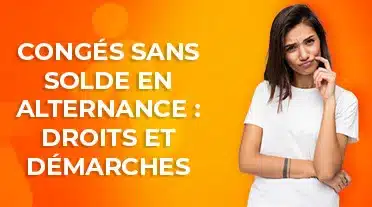 alternante se posant des questions sur les congés sans soldes en alternance