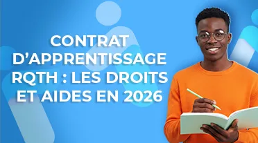futur alternant notant ses droits et aides pour un contrat d'alternance en RQTH