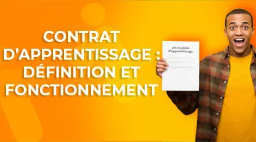 étudiant ayant décroché son contrat d'apprentissage grâce aux conseils AFi24