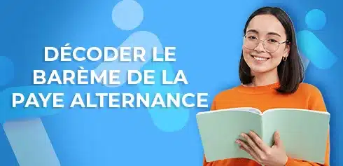 étudiante notant toutes les infos sur comment décoder le barème de paye d'alternance