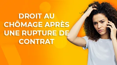 étudiante appelant AFi24 pour voir des infos sur les droit au chômage après une rupture de contrat