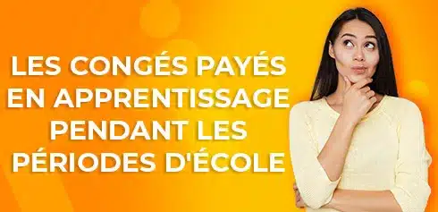 étudiante se posant des questions sur les congés en apprentissage pendant la première année