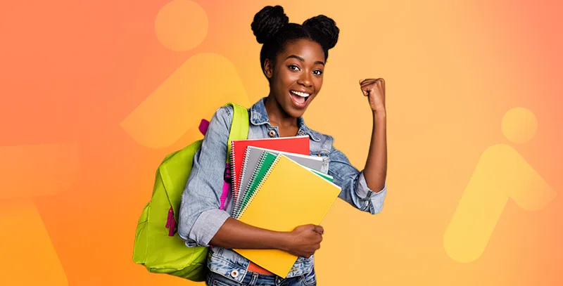 étudiante heureuse car elle sait comment valoriser son profil avec AFi24