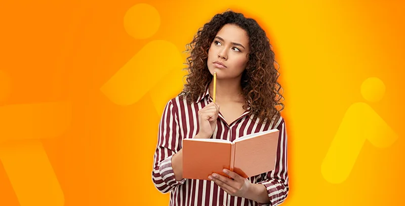 étudiante se posant des questions sur l'exigence de l'immersion professionnelle en apprentissage