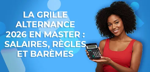alternante calculant sont salaire en master avec la grille alternance 2026